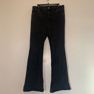 Cotton On Charcoal Denim Flare Jeans